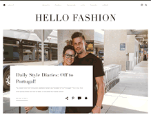 Tablet Screenshot of hellofashionblog.com